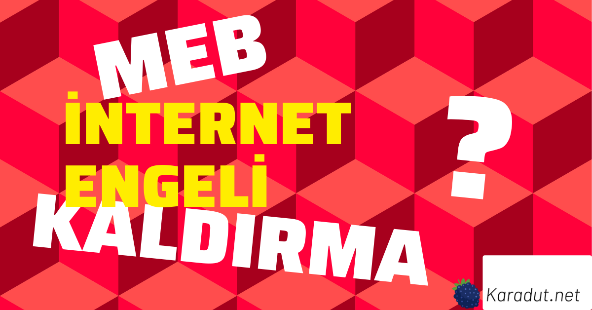 meb internet engeli kaldırma