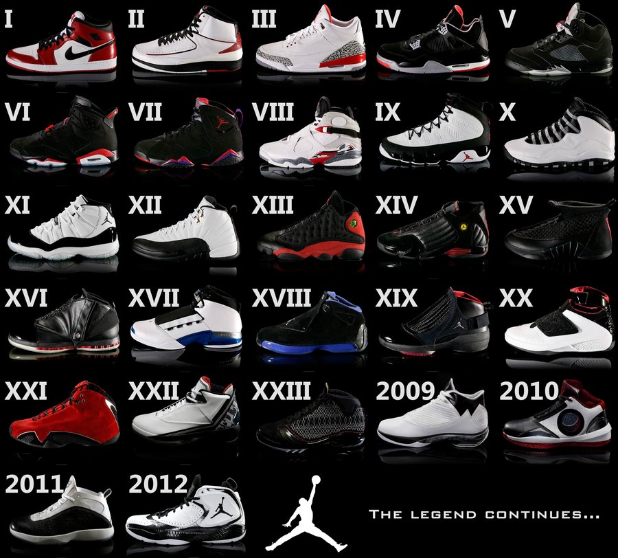 picture of all air jordan shoes