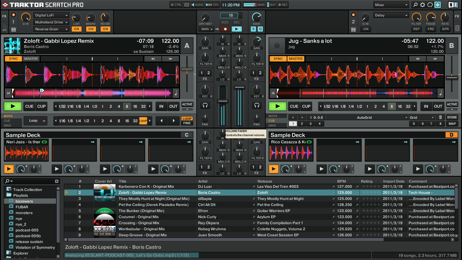 traktor pro 2 scratch