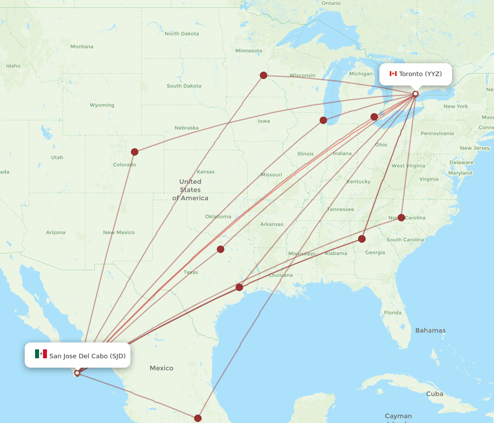 san jose toronto flights