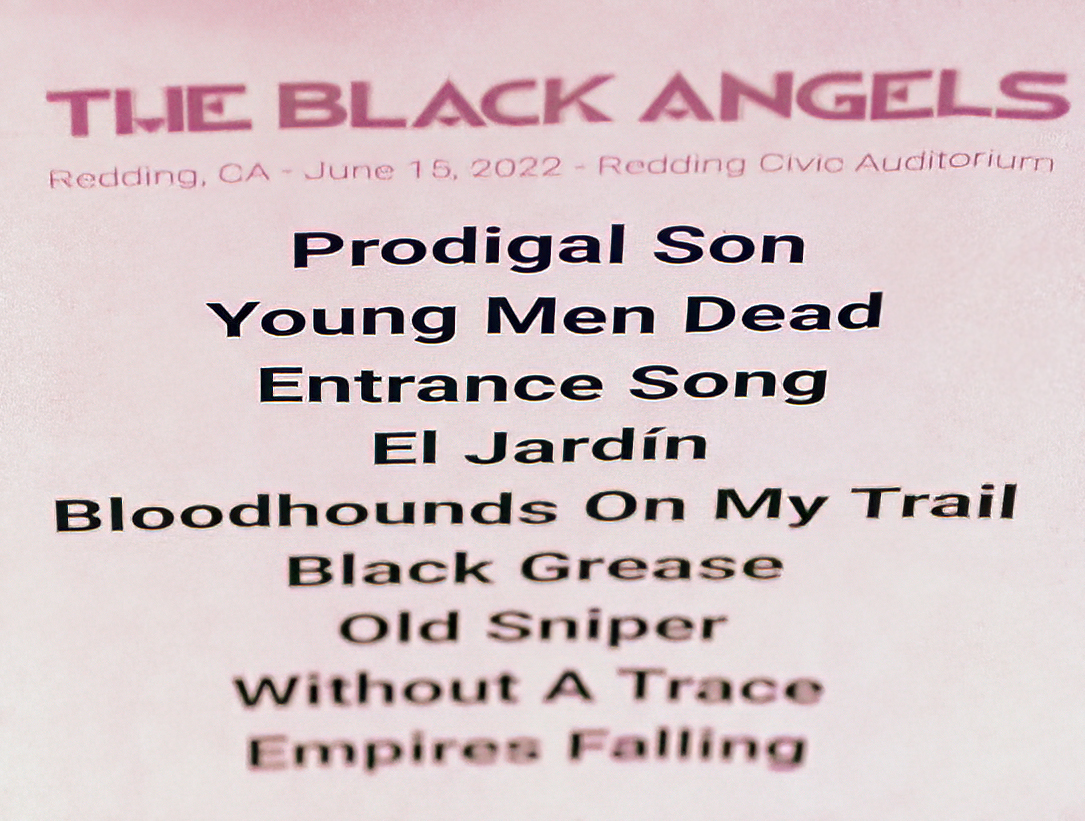 black angels setlist