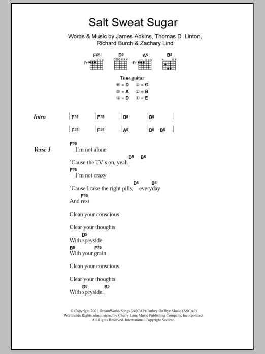 jimmy eat world chords