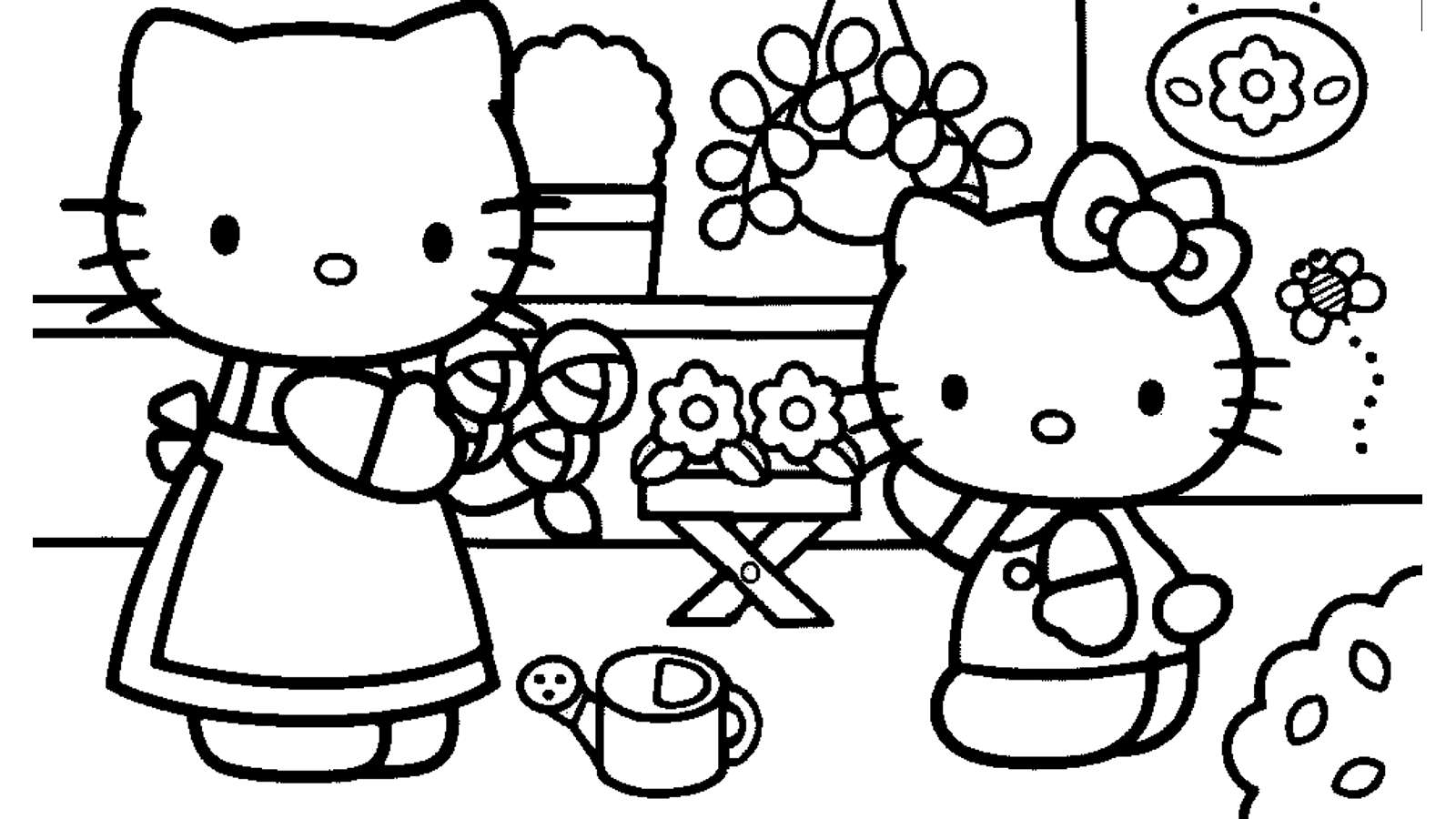 dibujos para imprimir hello kitty