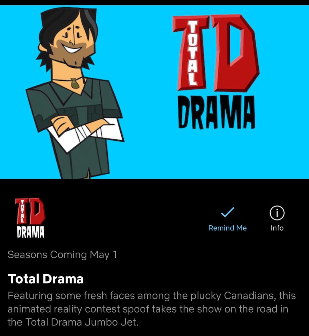 total drama on netflix