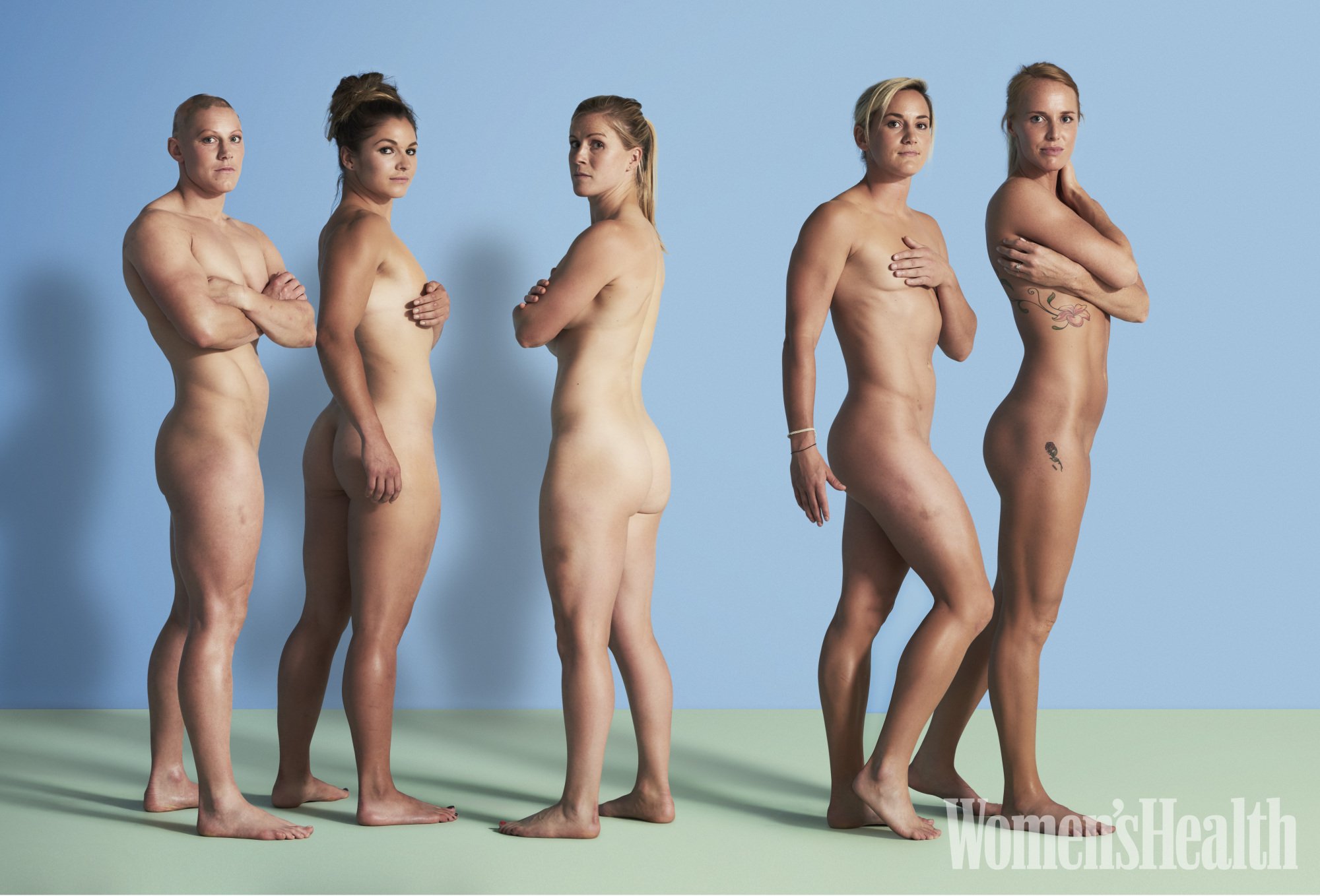 athletes nude