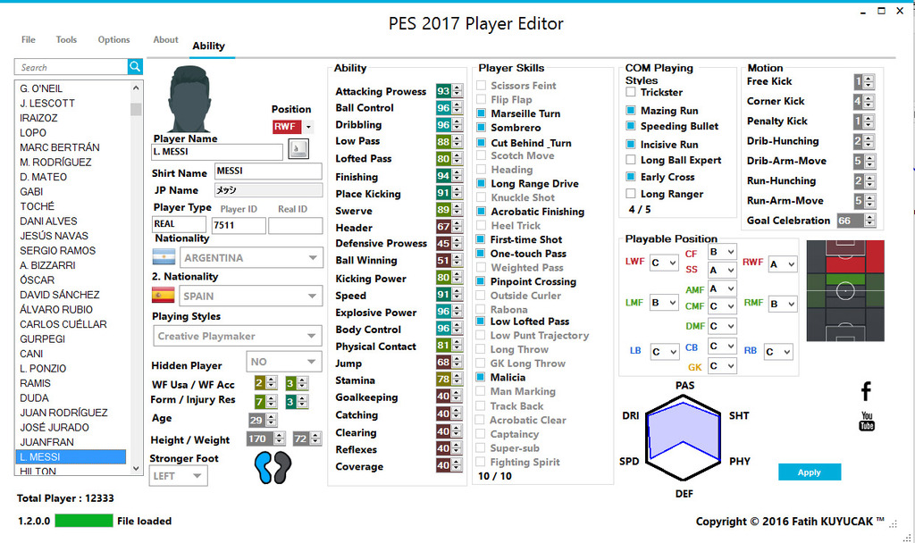 pes next gen editor 2017