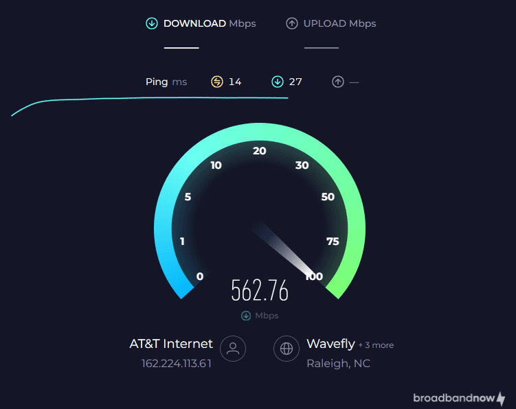 broadbandnow speed test