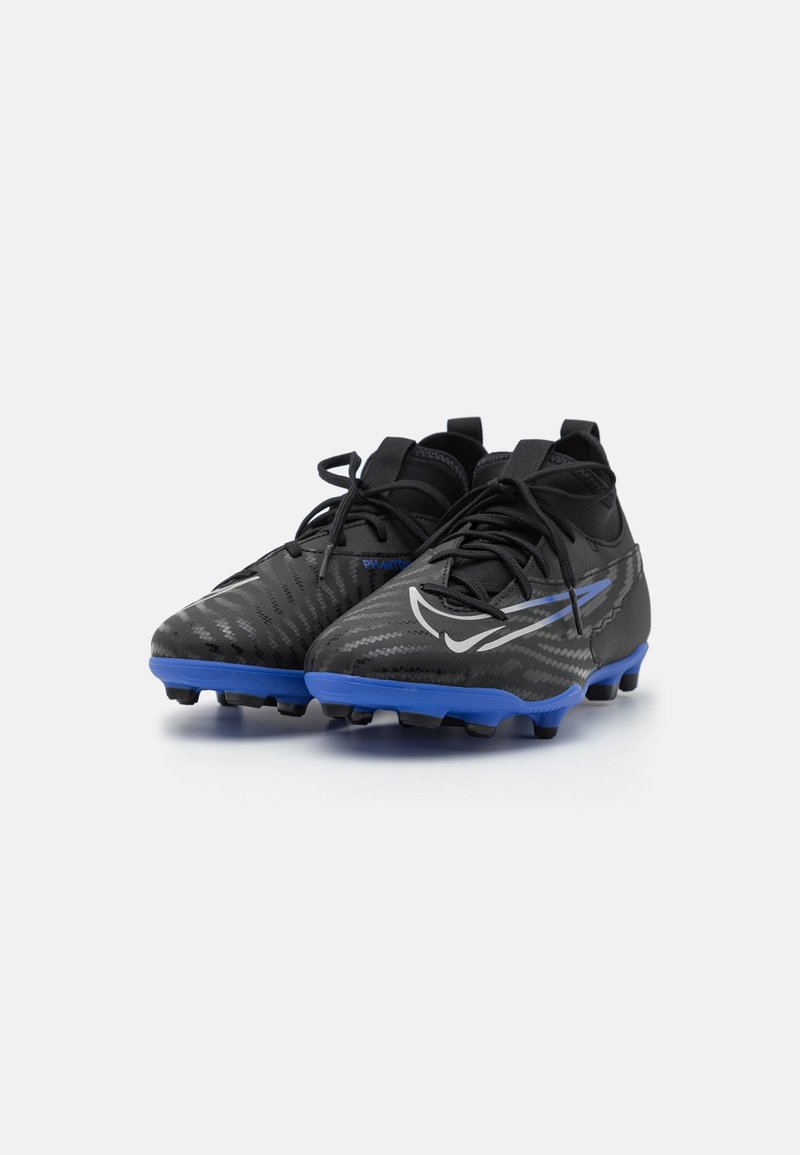 nike football boots black and blue