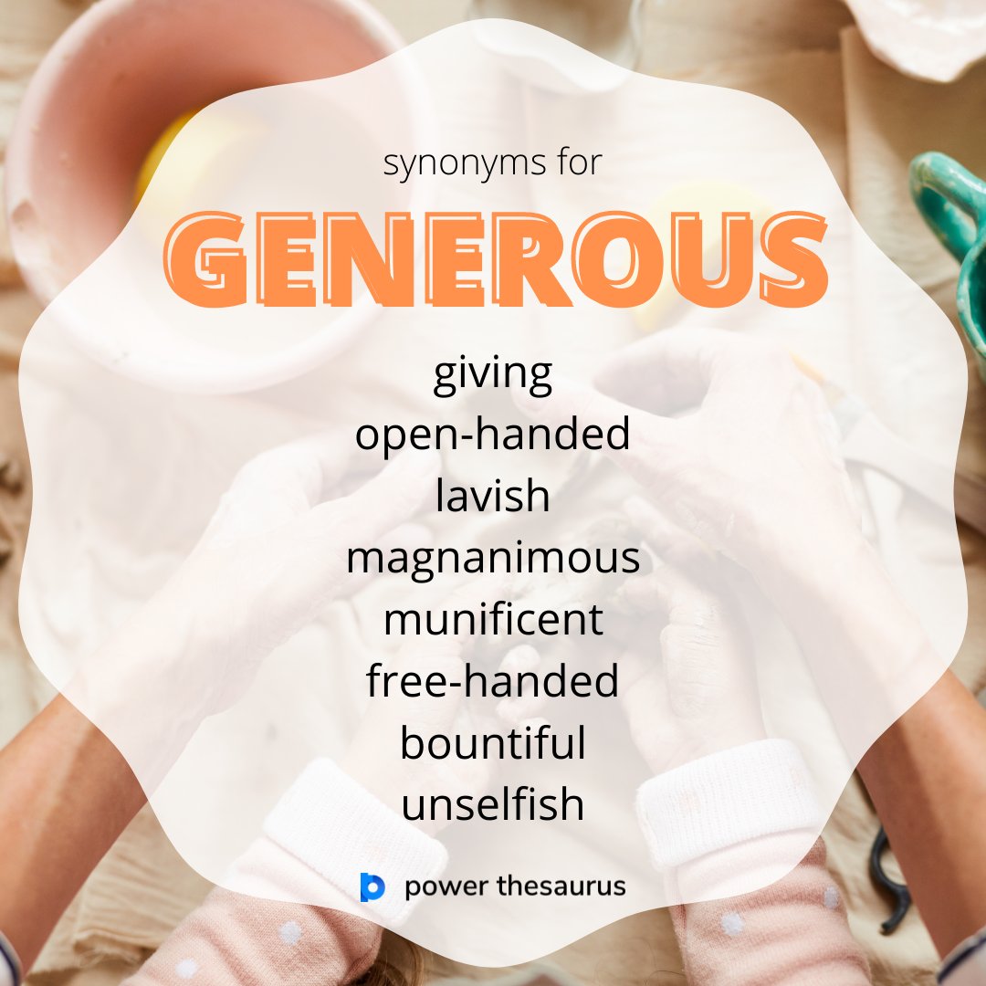 generous synonyms