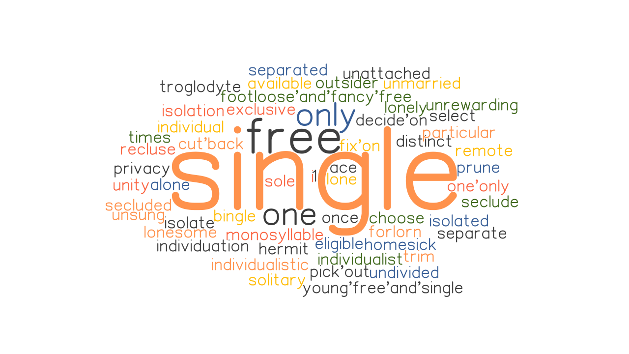 another word for single