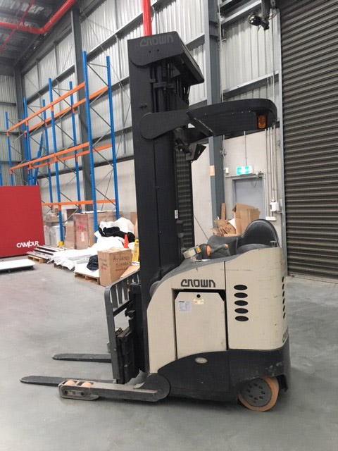 used crown double deep reach truck for sale melbourne