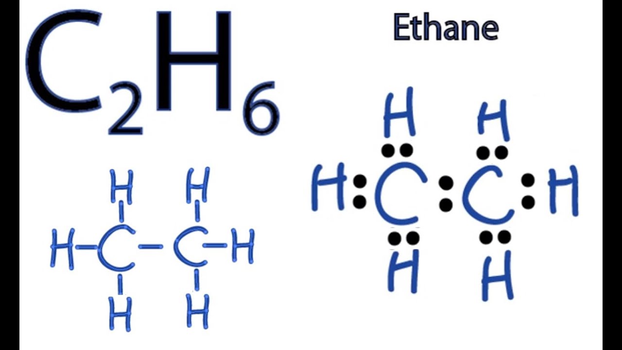 lewis dot diagram for c2h6