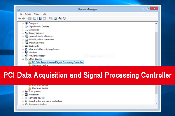 pci data acquisition and signal processing controller