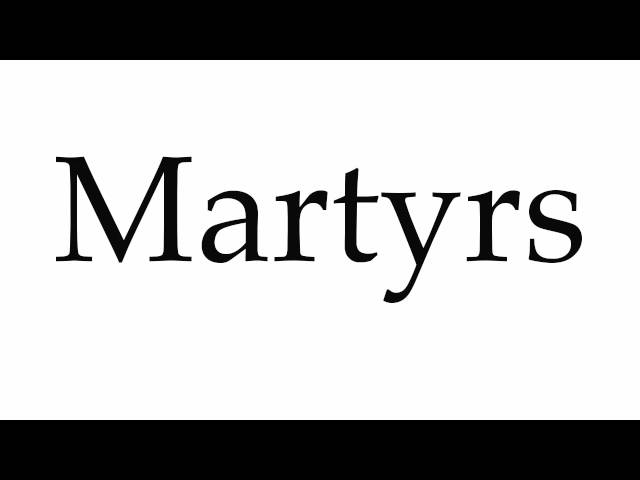 martyrs pronunciation in india