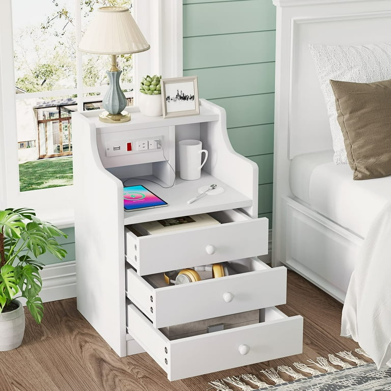 nightstand with storage