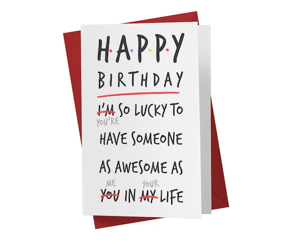 hilarious birthday cards for him