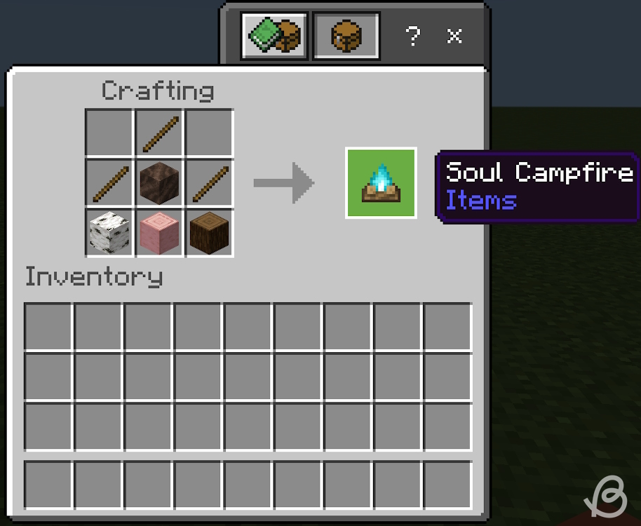 campfire recipes minecraft