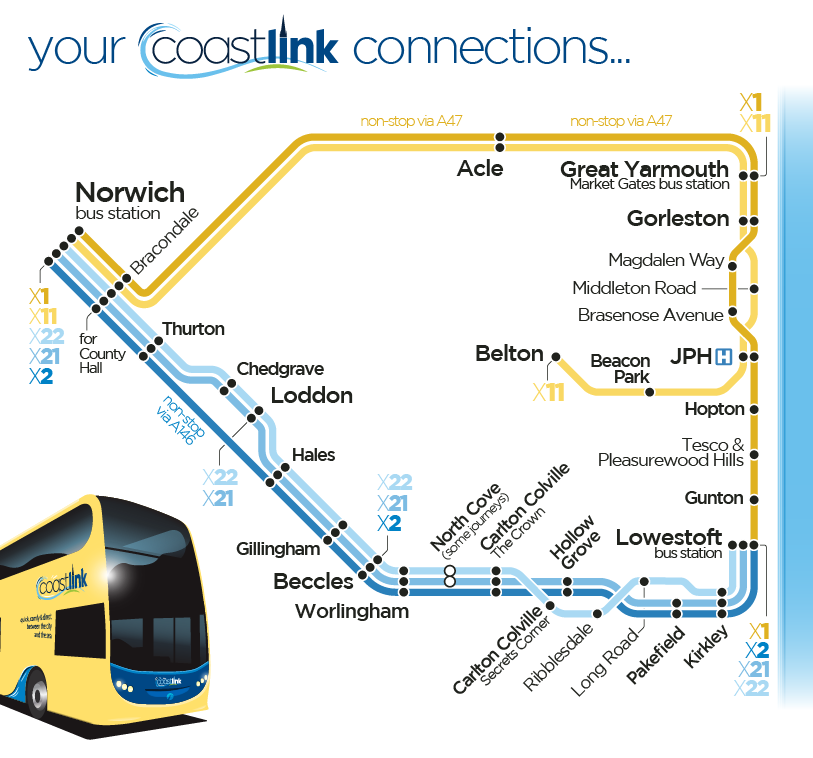 x1 bus timetable