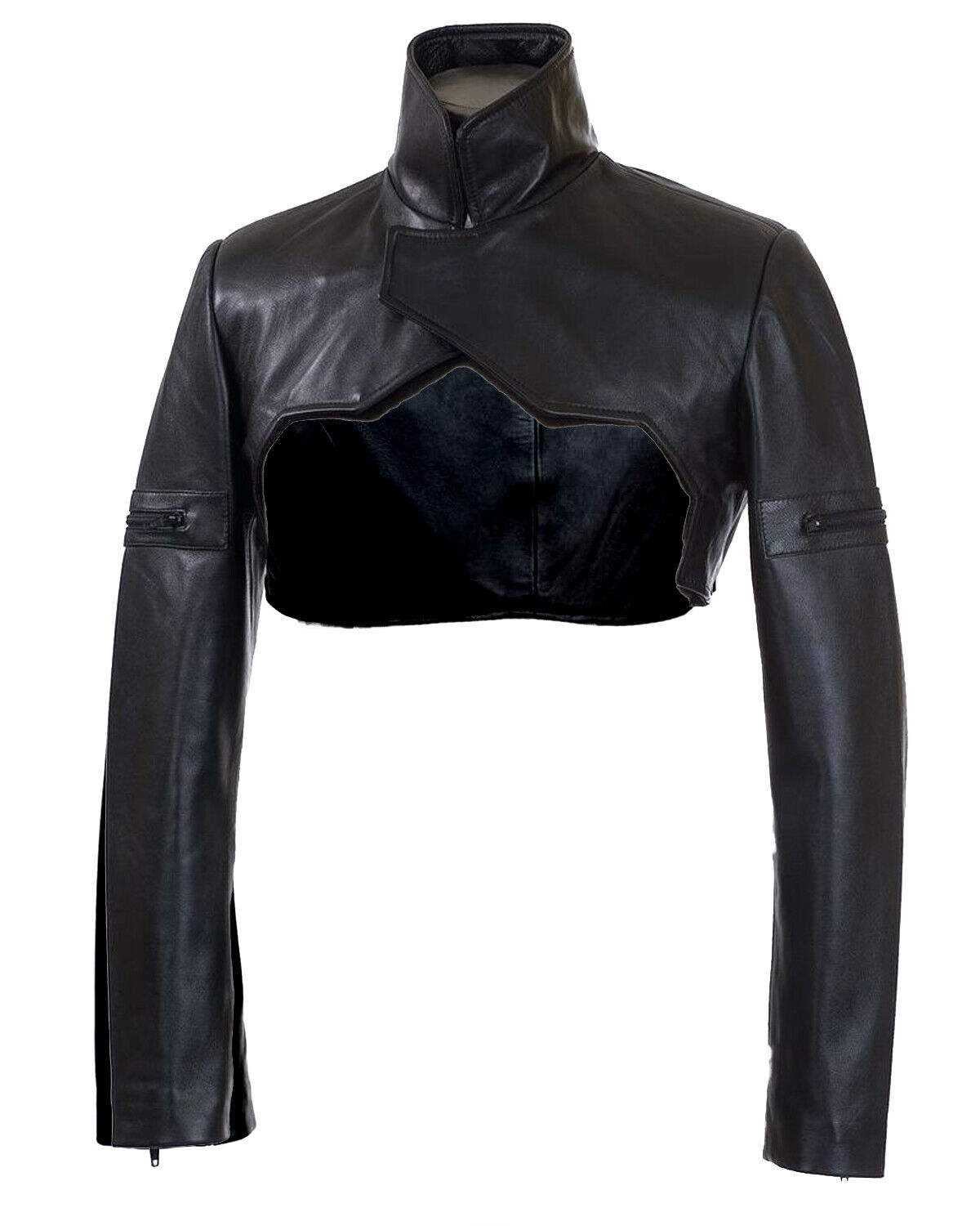 leather bolero jacket