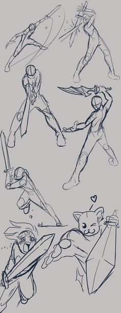 cool poses to draw