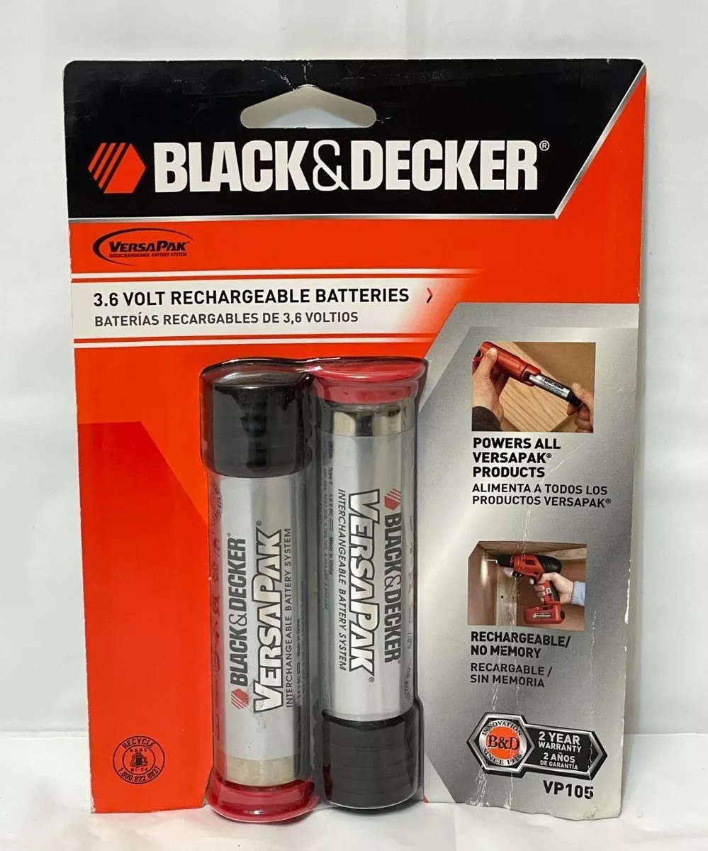 black and decker 3.6v battery