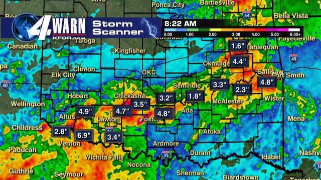 rainfall totals last 24 hours zip code