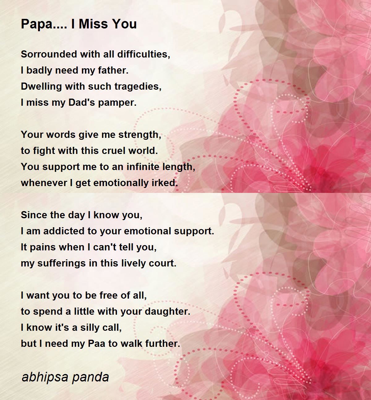 papa i miss you quotes