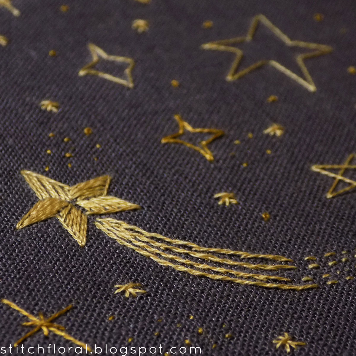 star embroidery