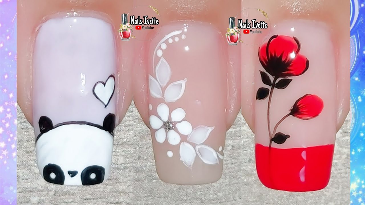 diseños de uñas faciles y bonitos