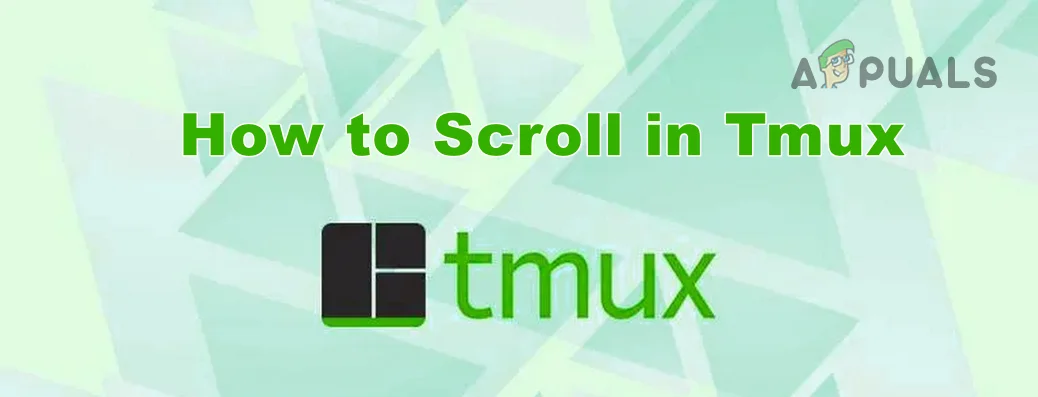 tmux scroll up