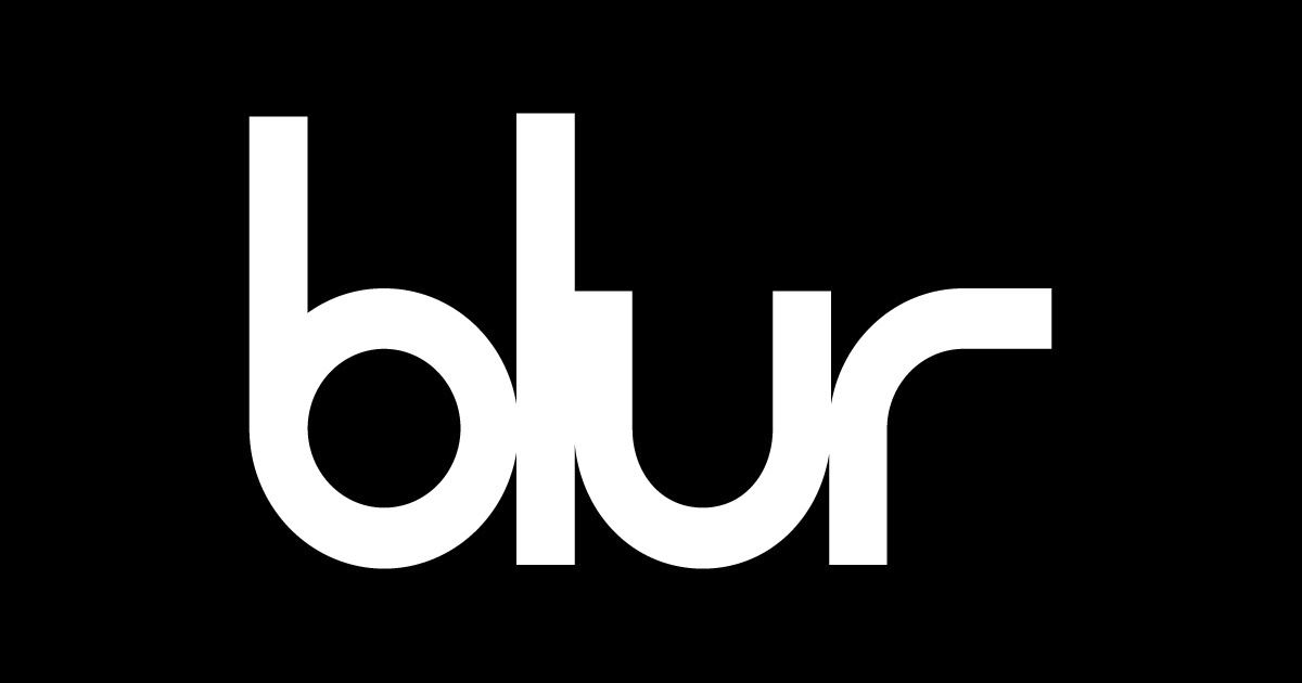 blur band font