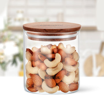 jars with wooden lids