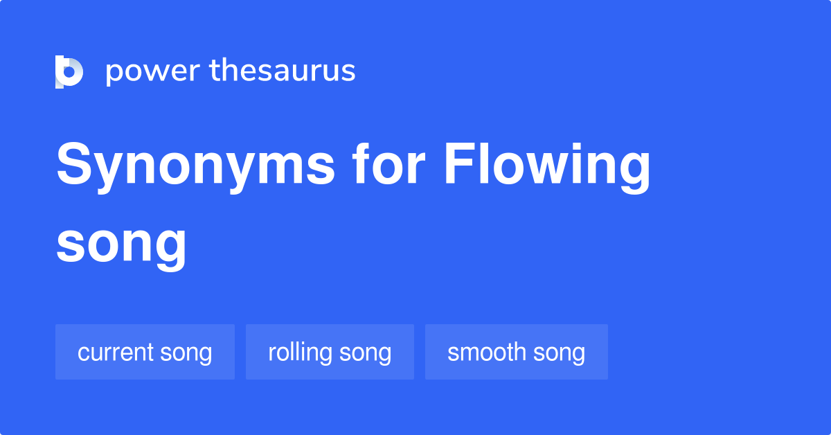 synonyms for flowed