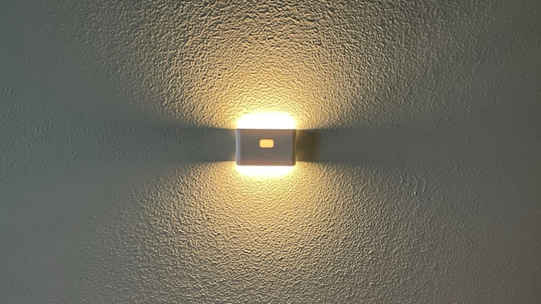 night light on the wall