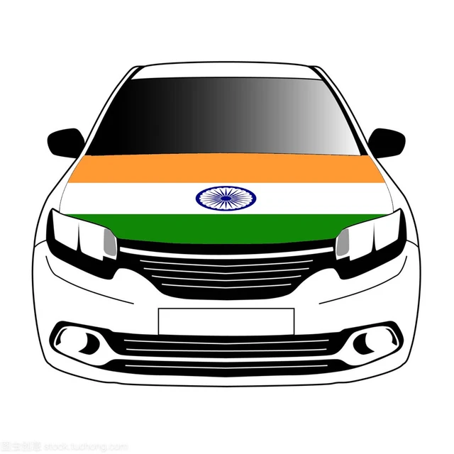 indian flag for car bonnet