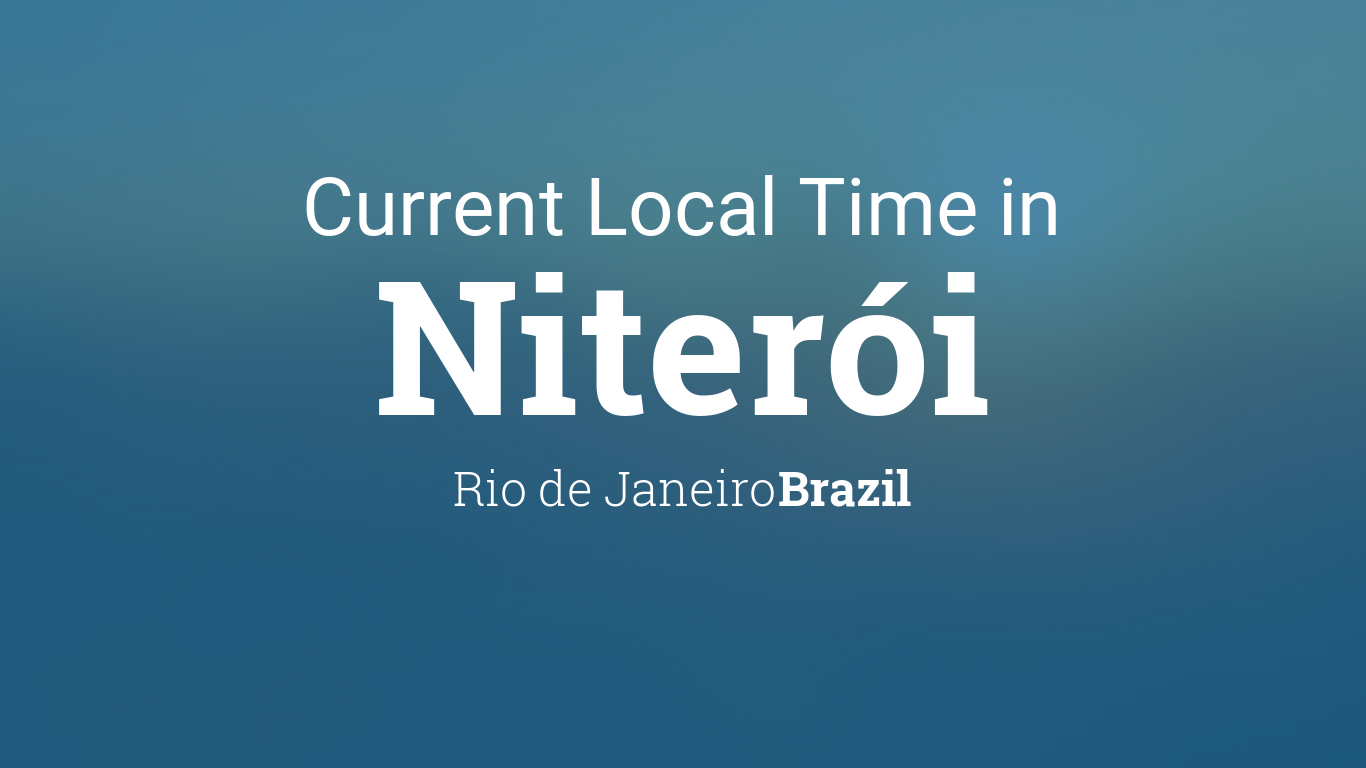 local time rio de janeiro brasil