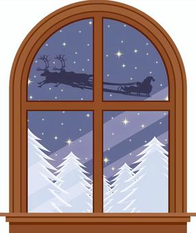 christmas window clipart