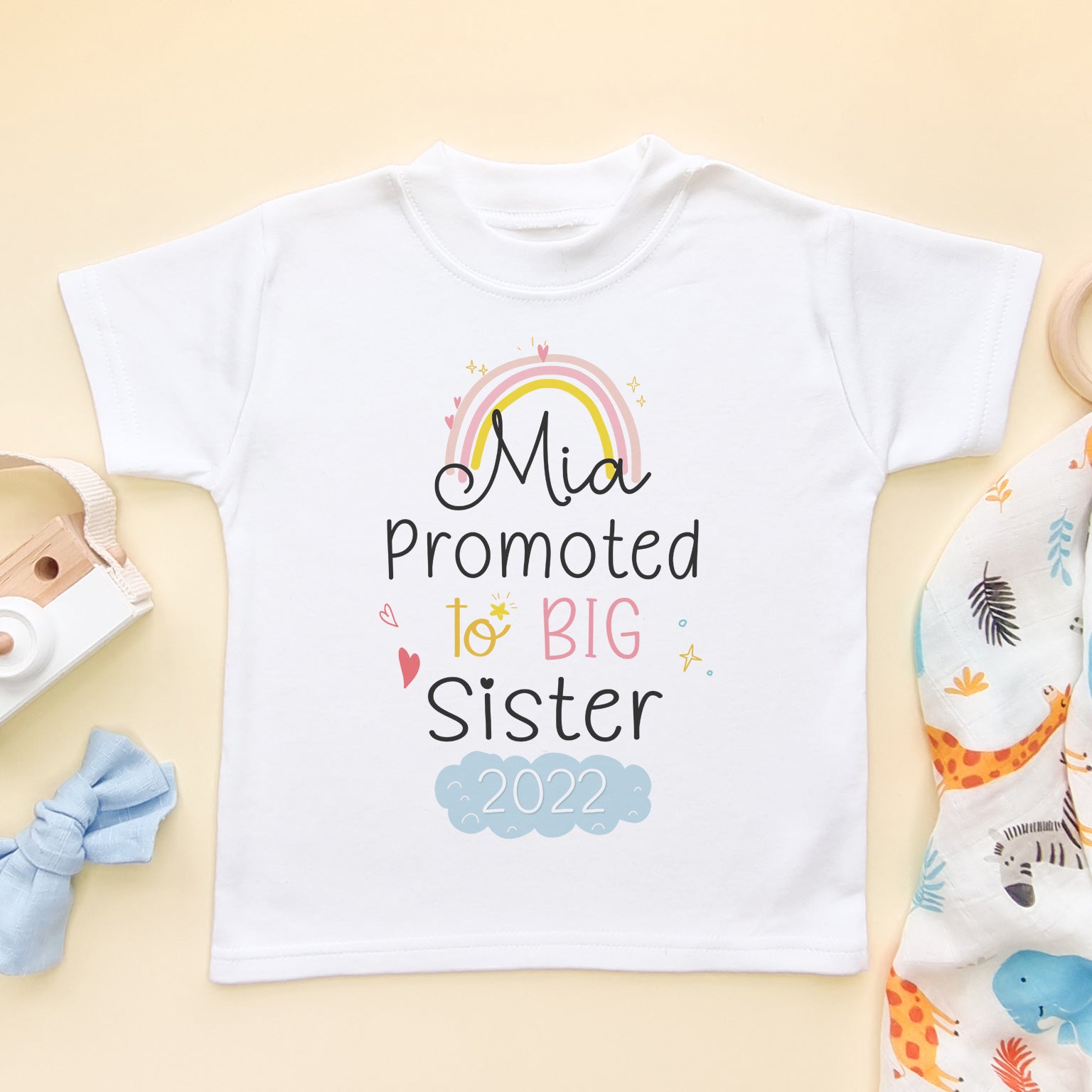 promoted to big sister t shirt