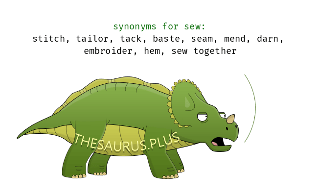 sew thesaurus