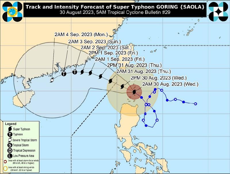 typhoon goring update today