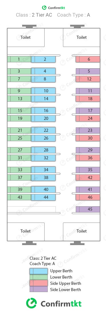 2 tier seat map