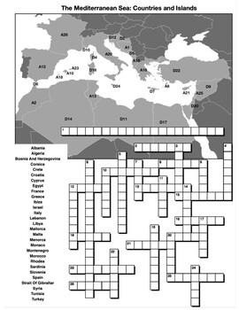 mediterranean island crossword