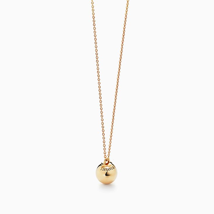 tiffany & co gold necklace