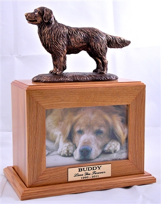 golden retriever urn