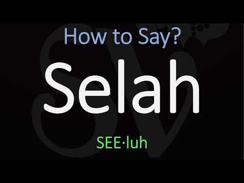 selah meaning pronunciation