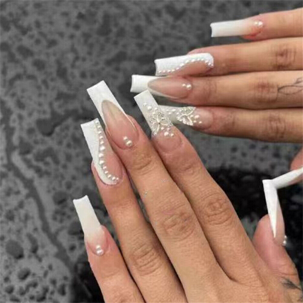 white false nails