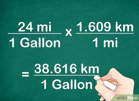 5.3 l/100km to mpg