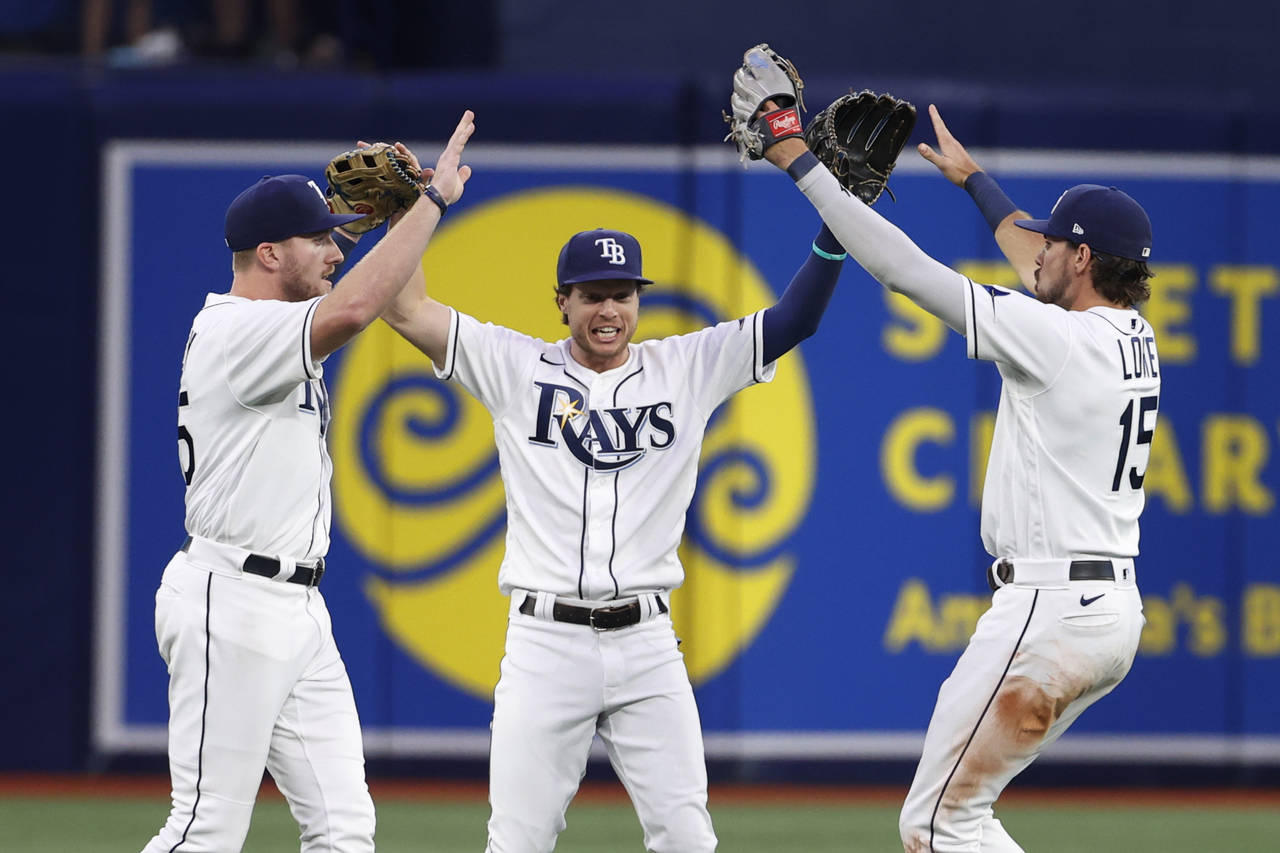 score of the rays game