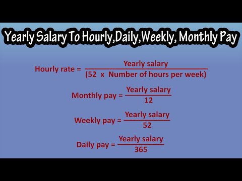 hourly yearly salary