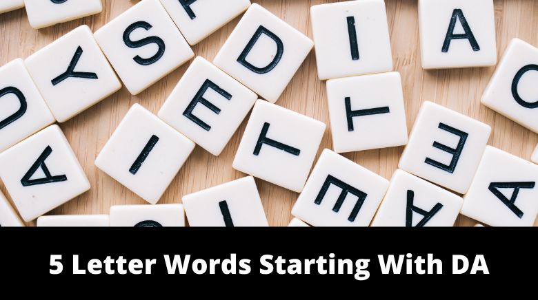 5 letter word starting with d a